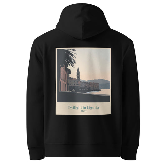 Unisex Eco Hoodie - Twilight in Liguria