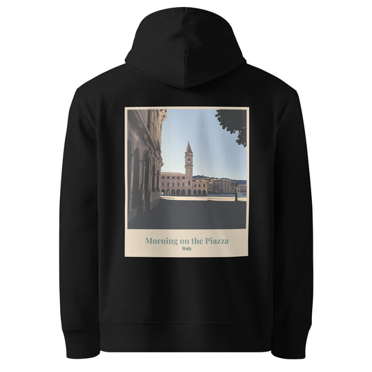 Unisex Eco Hoodie - Morning in the Piazza