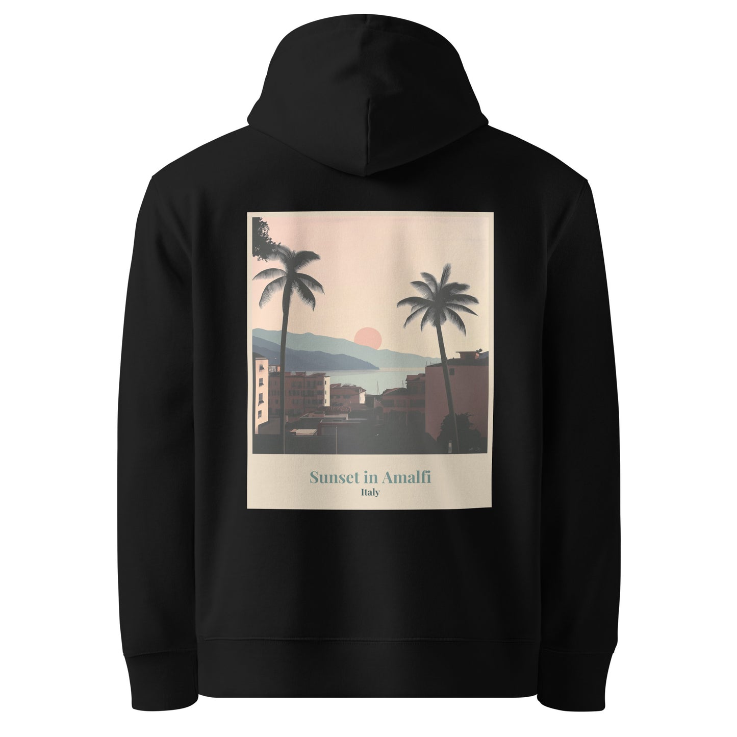 Unisex Eco Hoodie - Sunset in Amalfi