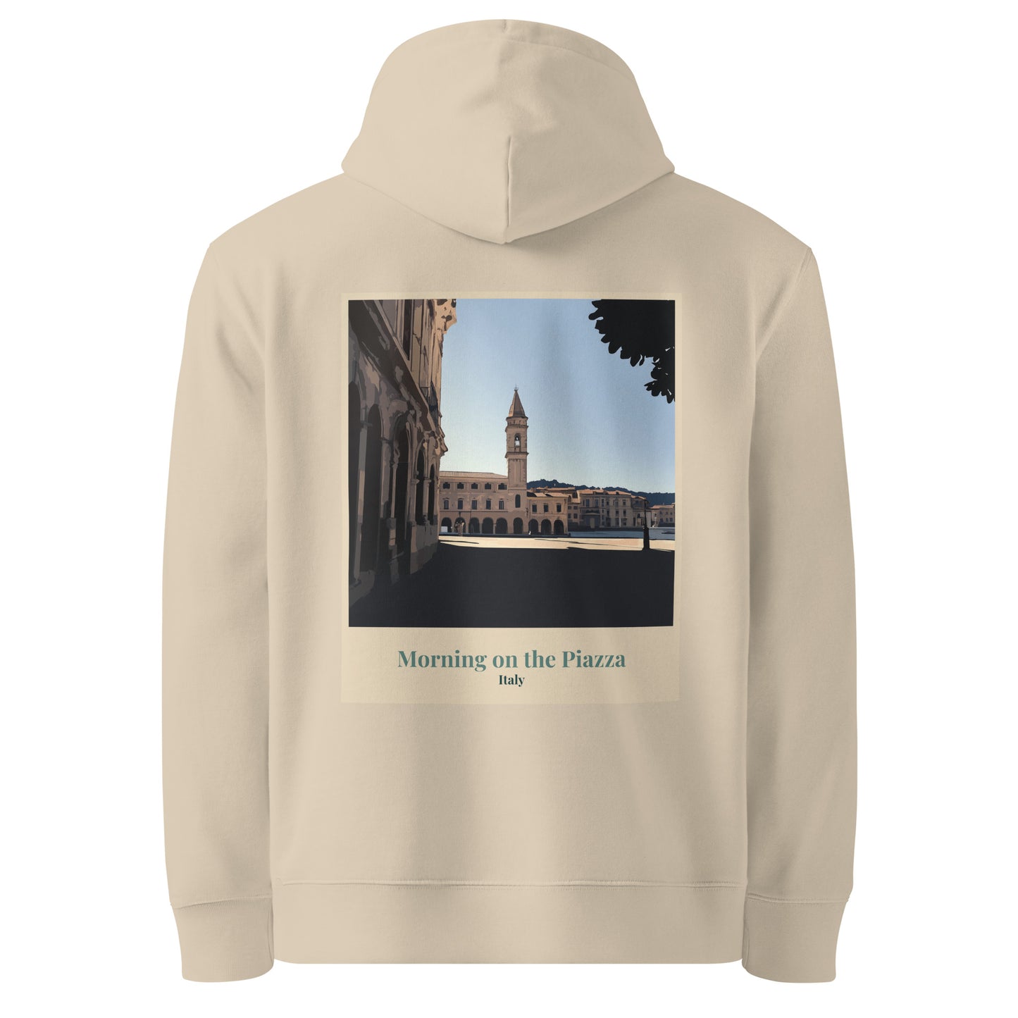 Unisex Eco Hoodie - Morning in the Piazza