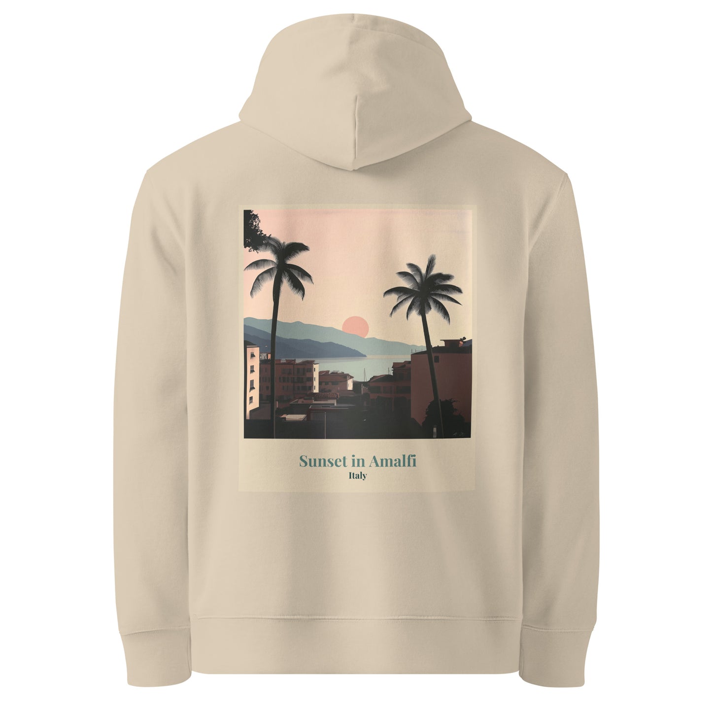 Unisex Eco Hoodie - Sunset in Amalfi