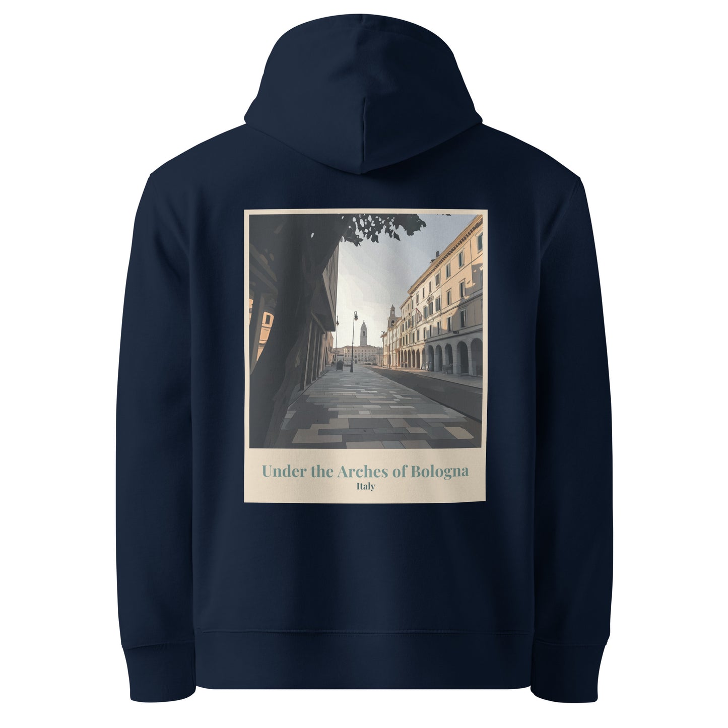 Unisex Eco Hoodie - Under the Arches of Bologna