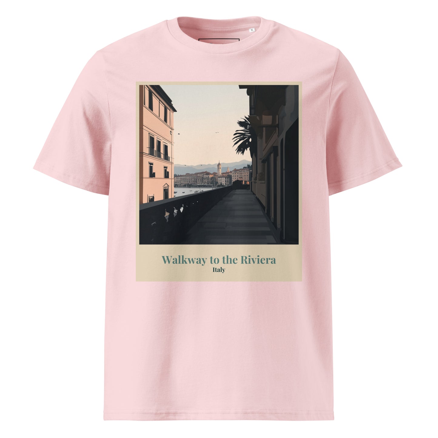 Unisex Organic Cotton T-Shirt - Walkway to the Riviera