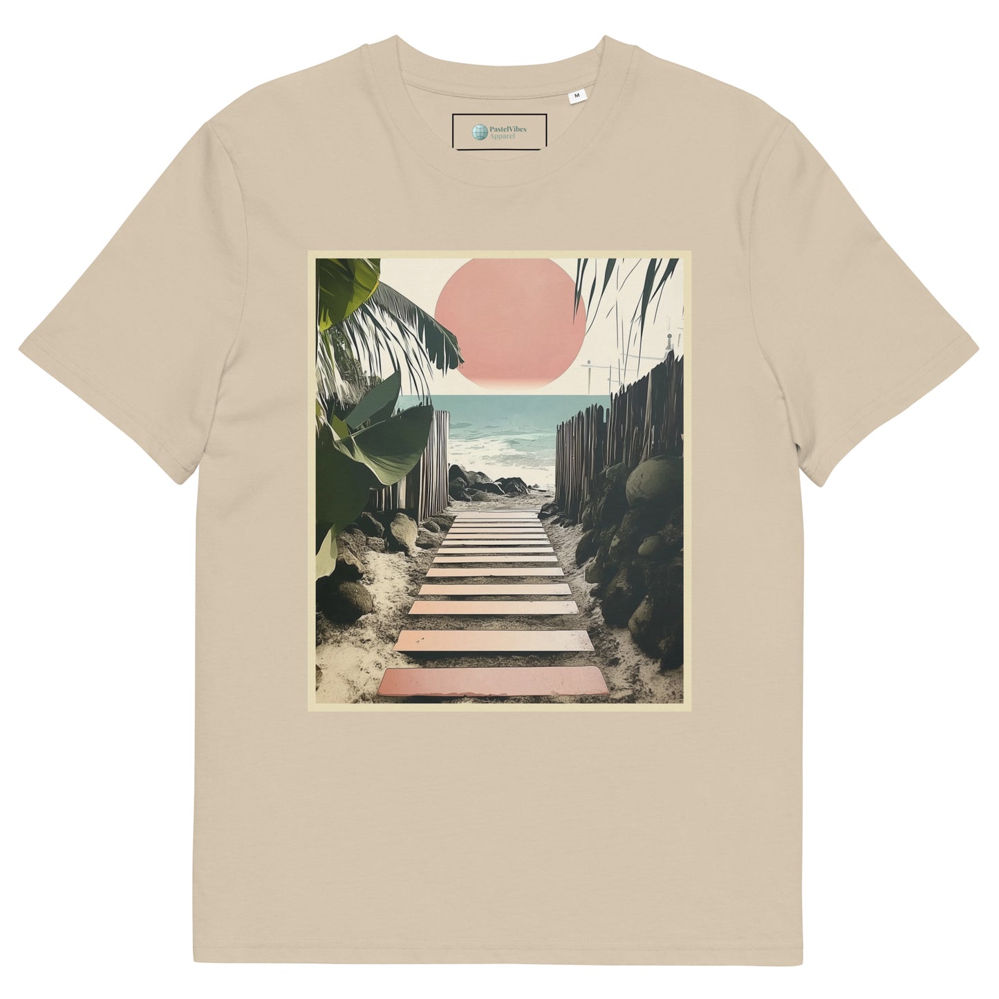 Unisex T-Shirt aus Bio-Baumwolle - Coastal Pathway