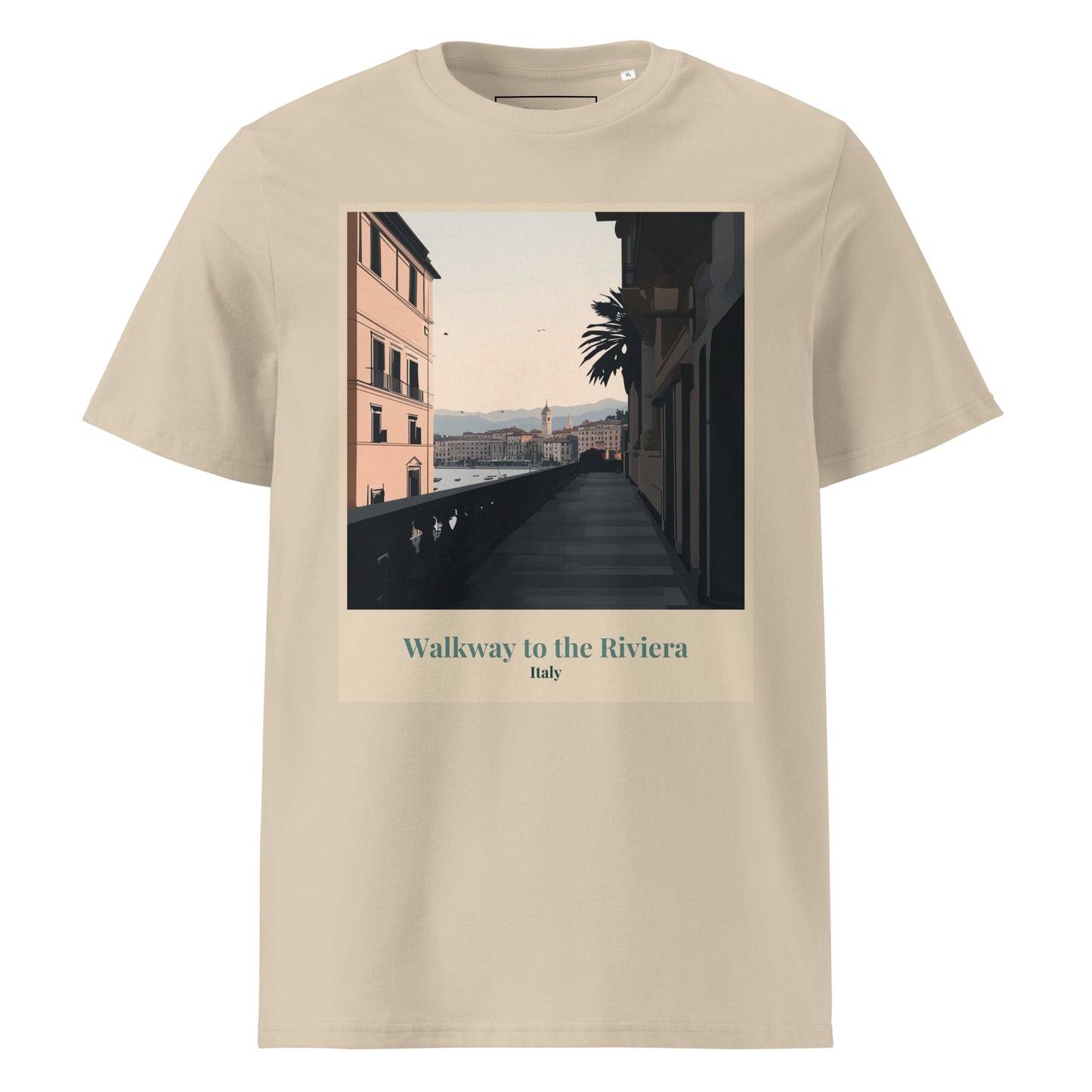 Unisex Organic Cotton T-Shirt - Walkway to the Riviera