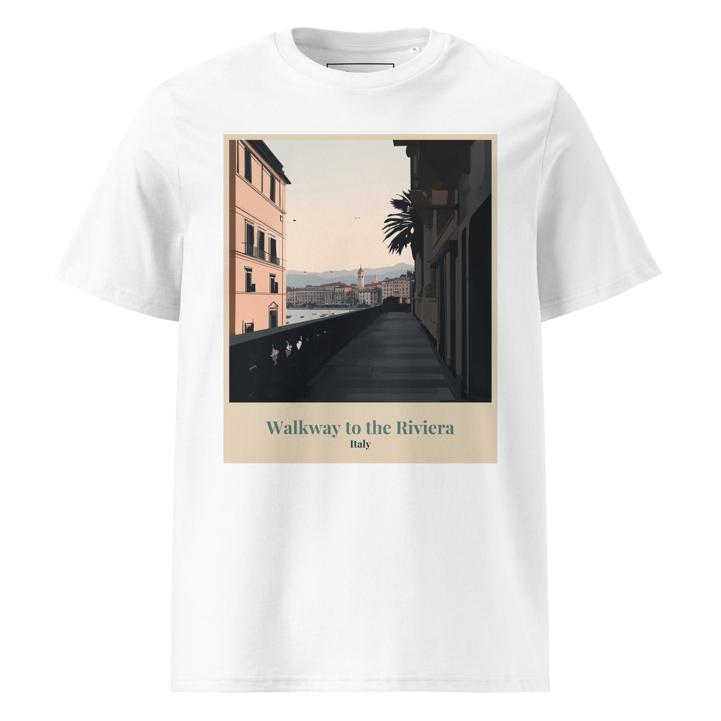 Unisex Organic Cotton T-Shirt - Walkway to the Riviera